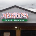 Martin’s Fresh Market: Channel Letters & Installation.